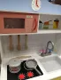 Детска Дървена Кухня с котлони и мивка , снимка 9