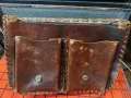 винтидж дамска чанта естествена кожа 36/27/10 см, снимка 13