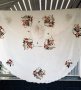 Голяма кръгла покривка с бродерия, снимка 3