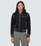 AMIRI Black Cherub Crystal Angel Wool Bomber Мъжко Яке size L, снимка 3