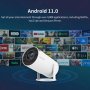 Смарт проектор HY300 PRO - Домашно кино 4K, Андроид 130 inch 170ansi, снимка 11
