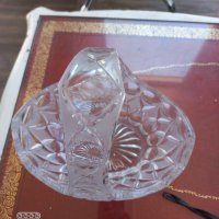 Кристална кошница кристал, снимка 4 - Други ценни предмети - 36947899