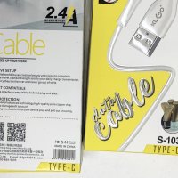 Комплект, мрежово зарядно TC-9, бързо зареждане, кабел за TYPE-C,, microUSB ИЛИ ЗА TYPE C по желание, снимка 12 - USB кабели - 39975335