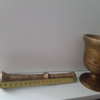 старо масивно бронзово 4укало, снимка 2 - Антикварни и старинни предмети - 38416998