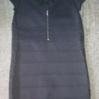 Черна официална рокля с дантела , снимка 4 - Рокли - 39680103