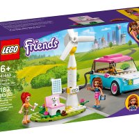 НОВИ! LEGO® Friends 41443 Електрическа кола на Olivia, снимка 1 - Конструктори - 40413416
