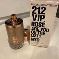 Carolina herrera 212 vip rose 80 ml EDP Tester , снимка 2 - Дамски парфюми - 43159017