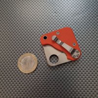 Мини нож с клипс за колан в стил Spyderco , снимка 3 - Ножове - 39324129