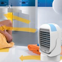 Мобилен охладител Air Cooler 2 в 1 - климатик и вентилатор в едно, снимка 4 - Климатици - 33613640