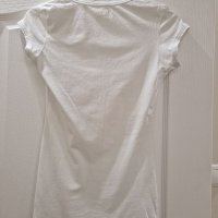 GUESS- оригинална дамска бяла памучна тениска, снимка 5 - Тениски - 37176829