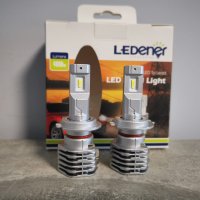 LED крушки за фарове, H1 H7 H4 НВ3 НВ4 9-32V 44W Ledener, снимка 2 - Аксесоари и консумативи - 43759988