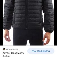 Armani Jeans AJ Mens Down Jacket Size 52/L  ОРИГИНАЛ! Мъжко пухено Яке!, снимка 2 - Якета - 38186452