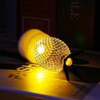 LED настолна,електронна свещна нощна лампа, снимка 2 - Настолни лампи - 43351425