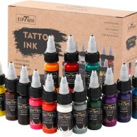 EIPTWH 14 цвята професионален комплект мастила за татуировки, снимка 1 - Други стоки за дома - 43183803