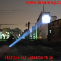 Акумулаторен Прожектор(Фенер) С CREE LED Диод 15000W + Зарядно За Автомобил, снимка 2 - Други - 28463812