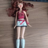 Barbie My Scene Rebel Style Chelsea Doll Auburn Red Hair Top Skirt Boots Rare, снимка 1 - Кукли - 38656532