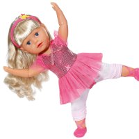 BABY Born - Кукла с дълга коса и аксесоари Sister Style&Play, 43 см Zapf Creation 833018, снимка 6 - Кукли - 42975928