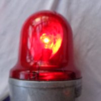 Ретро червена лампа употребявана 12V  напълно изправна Made in Poland произ. 07.1982 год. , снимка 11 - Аксесоари и консумативи - 38781868