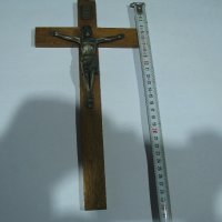 Кръст с разпятие, снимка 2 - Антикварни и старинни предмети - 35108916