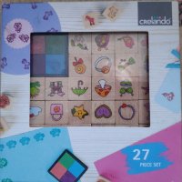 Детски печати нови 27 броя в кутия, снимка 6 - Рисуване и оцветяване - 36768749