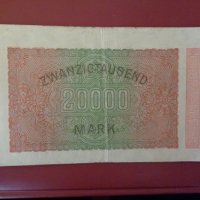 Germany, Reichsbanknote   20000 Mark 20.2. 1923 , снимка 2 - Нумизматика и бонистика - 28773265