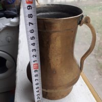 Стара бронзова халба, чаша, кана, снимка 6 - Антикварни и старинни предмети - 40241372