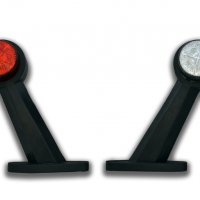 1 бр. ЛЕД LED рогчета , светлини за камион ,12-24V , 0111LRW, снимка 4 - Аксесоари и консумативи - 35553492