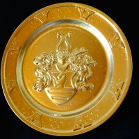 Семейна чиния,пано за стена с фамилен герб., снимка 3 - Антикварни и старинни предмети - 32388523