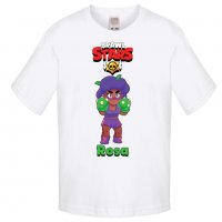 Детска тениска Rosa Brawl Stars, снимка 1 - Детски тениски и потници - 32921658