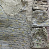Тениска, къси панталонки и бельо за 4-5 г. , снимка 2 - Детски тениски и потници - 36608109