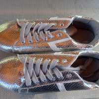 Кецове- сребърни или златни номер 40, снимка 3 - Дамски ежедневни обувки - 36549757