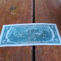 Банкнота Два долара, снимка 4 - Нумизматика и бонистика - 43366844