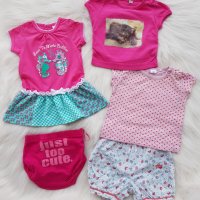 Летни дрехи за момиче 3-6 месеца, снимка 6 - Комплекти за бебе - 28259176