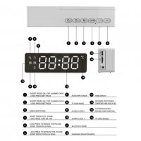 Led Bluetooth часовник с вградена батерия , снимка 3 - Тонколони - 38461554