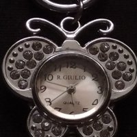 Ключодържател часовник с кристали GIULIO QUARTZ WATER RESISTANT 42327, снимка 2 - Дамски - 43619181
