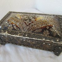 Страхотна стара голяма метална кутия, снимка 1 - Декорация за дома - 33070161