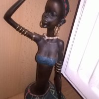 поръчана-афро дама-дървена фигура-внос франция, снимка 8 - Колекции - 26333678