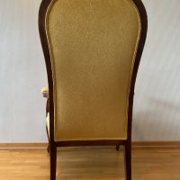 Антикварно кресло ТРАВИАТА, модел „Волтер“, снимка 5 - Антикварни и старинни предмети - 43355956