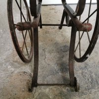 Страхотна детска количка от ратан, дърво и желязо , снимка 12 - Антикварни и старинни предмети - 32961551