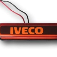 Габарити Лед Неон Iveco Ивеко червен,оранжев,бял лого 12/24V, снимка 2 - Аксесоари и консумативи - 40255692