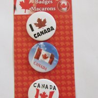  Сет от 3 броя метални значки - Канада, снимка 2 - Други ценни предмети - 27006264