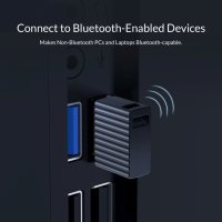  Orico блутут адаптер Bluetooth 5.0 USB adapter, white, снимка 5 - Други - 43155783