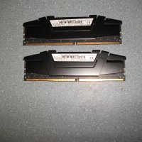 2.Ram DDR4 3200 MHz,PC4-25600,8Gb,G. G.SKILL Ripjaws V Series Кит 2 Броя, снимка 1 - RAM памет - 43167569