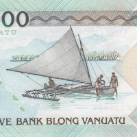 1000 вату, 2002, Вануату, снимка 1 - Нумизматика и бонистика - 35061876
