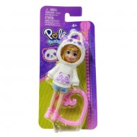 Кукла Polly Pocket - Панда с щипка във формата на сърце / Mattel, снимка 1 - Кукли - 40165857