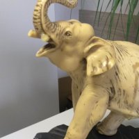 Керамичен слон с поставка, снимка 5 - Други ценни предмети - 39052248