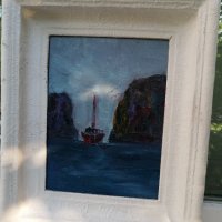 Маслена картина Море, снимка 2 - Картини - 33608506