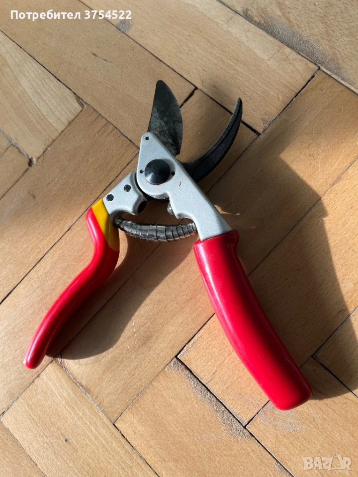 Професионална лозарска ножица с въртяща се дръжка, снимка 1