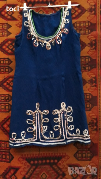 Автентичен дамски сукман с пищна украса, снимка 1