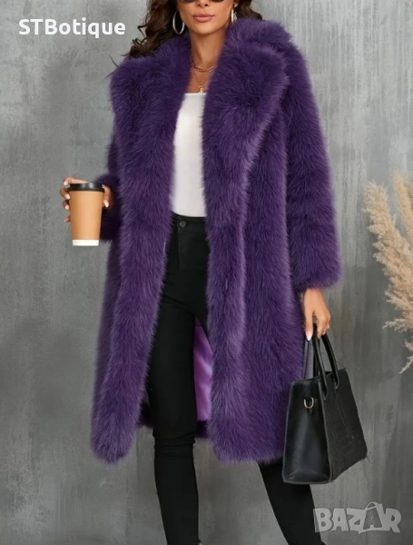 🌟 Дамско елегантно яке от изкуствен косъм – STBoutique 🌟, снимка 1